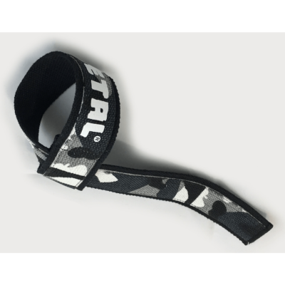 METAL BLACK N'GREY CAMO LIFTING STRAPS (sangles de tirage)