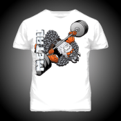 T-SHIRT METAL VIKING BENCHPRESS