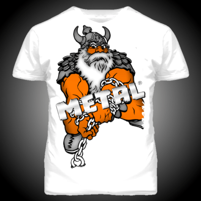 T-SHIRT METAL VIKING POWER 